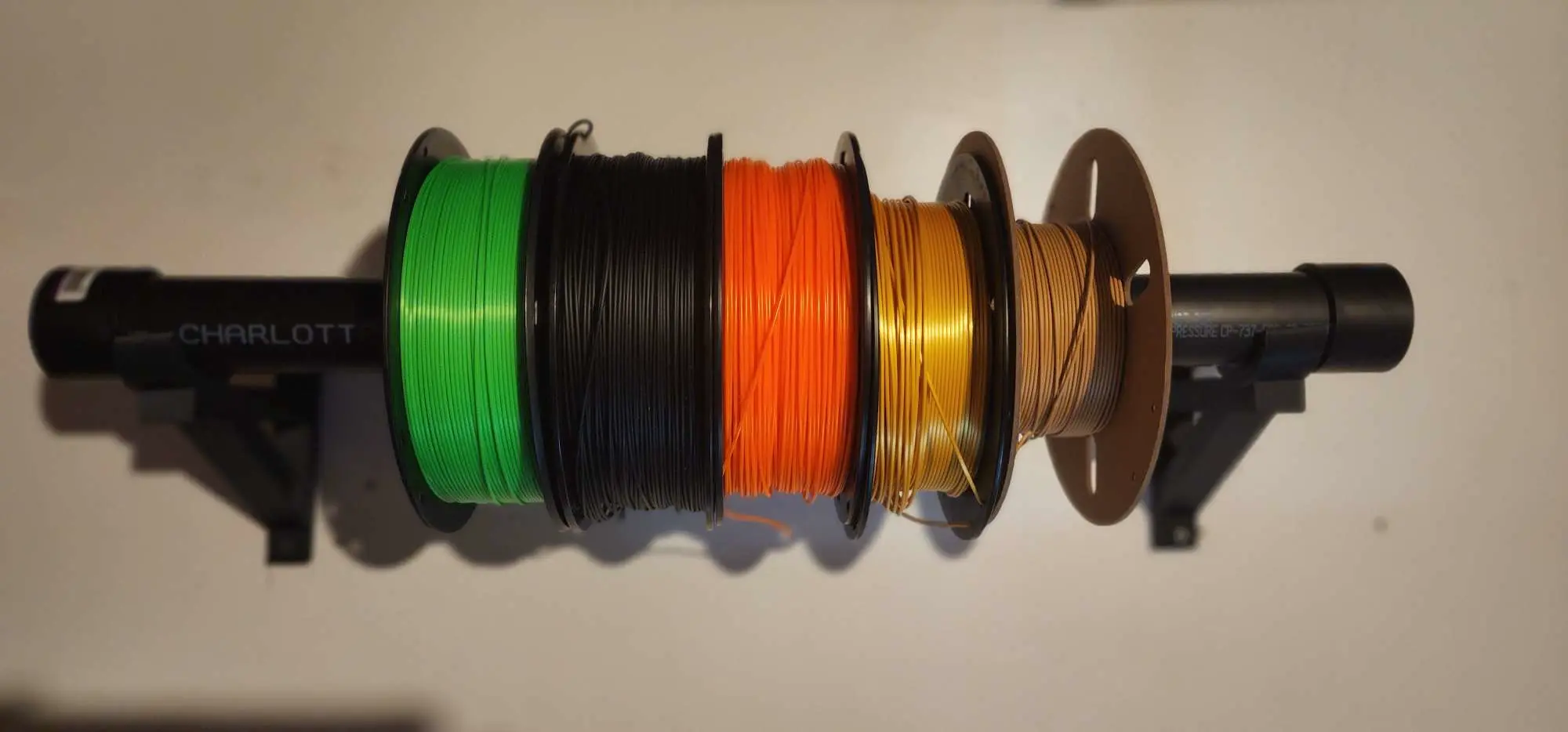 Filament Reel Holder wall bracket.