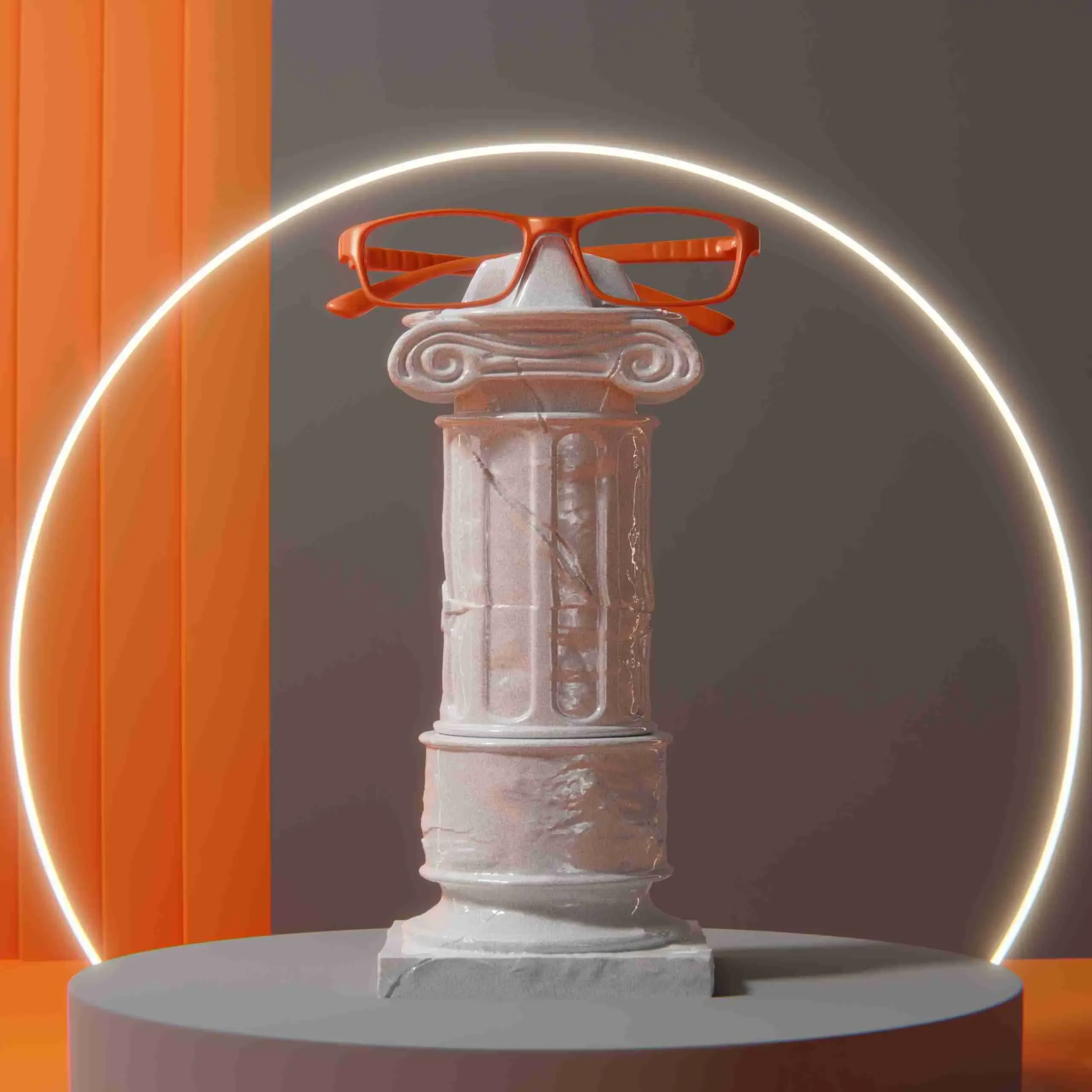 Greek Column / Pillar Eyeglass Holder