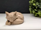 Low Poly Sleeping Fox-1
