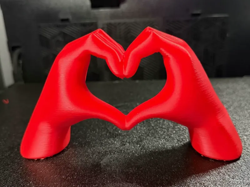 Mains en coeur