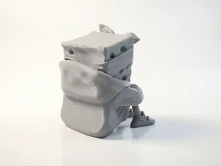 Chilling SpongeBob Figurine Cartoon 3D Printable