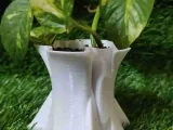 flower pot in tree shape-2