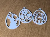 Ostern Ostereier Aufhänger Set 05-2