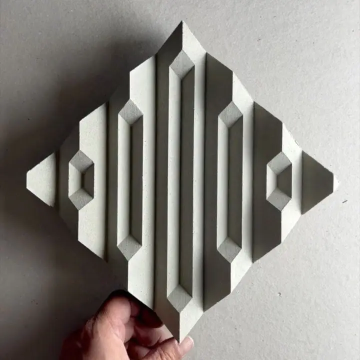 Modern Geometric 3D Wall Panel – Mold Design for Concrete & 