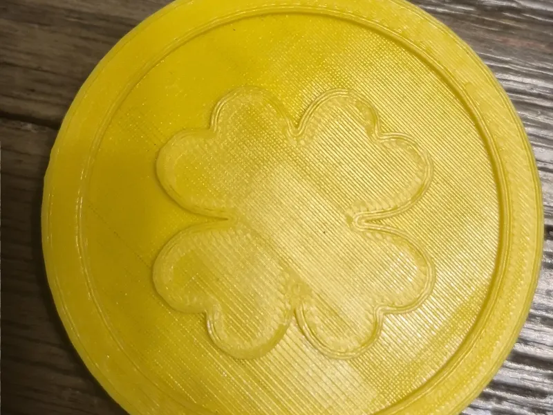 coin of luck keychain