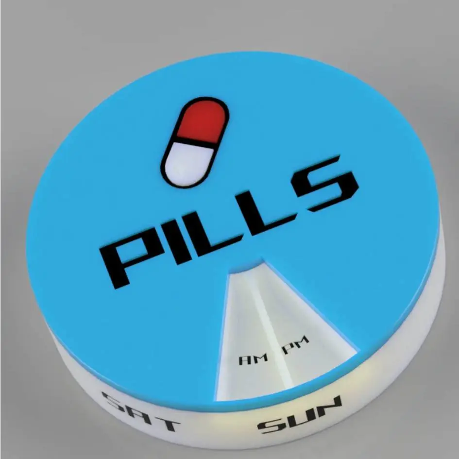 Seven-Day Magnetic Pill Organizer AM PM