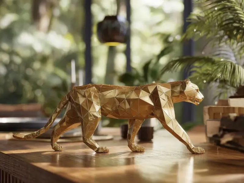 Polygonal Leopard 02