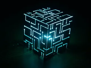 方塊造型燈 Square modeling lamp