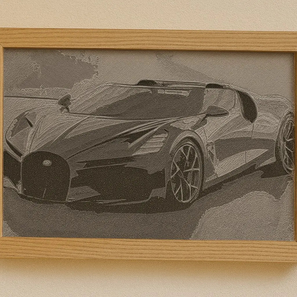Bugatti Mistral 3D-Art Picture