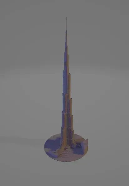 Burj khalifa anahtarlık