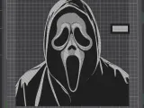 Ghostface wall decoration-2