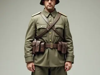 Soldado com capacete 