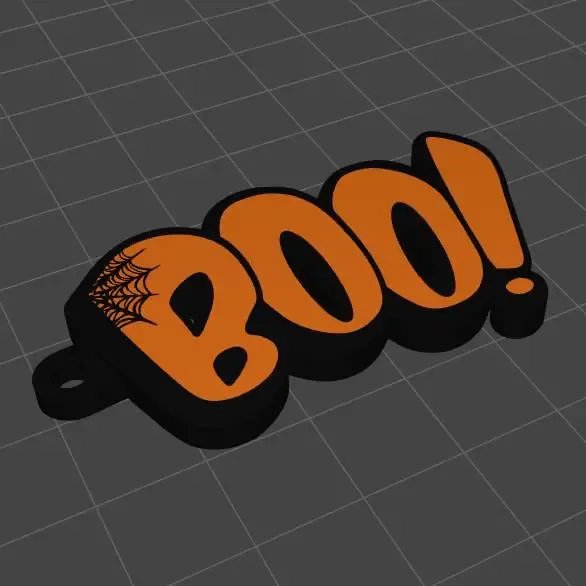 Keychain Haloween Boo