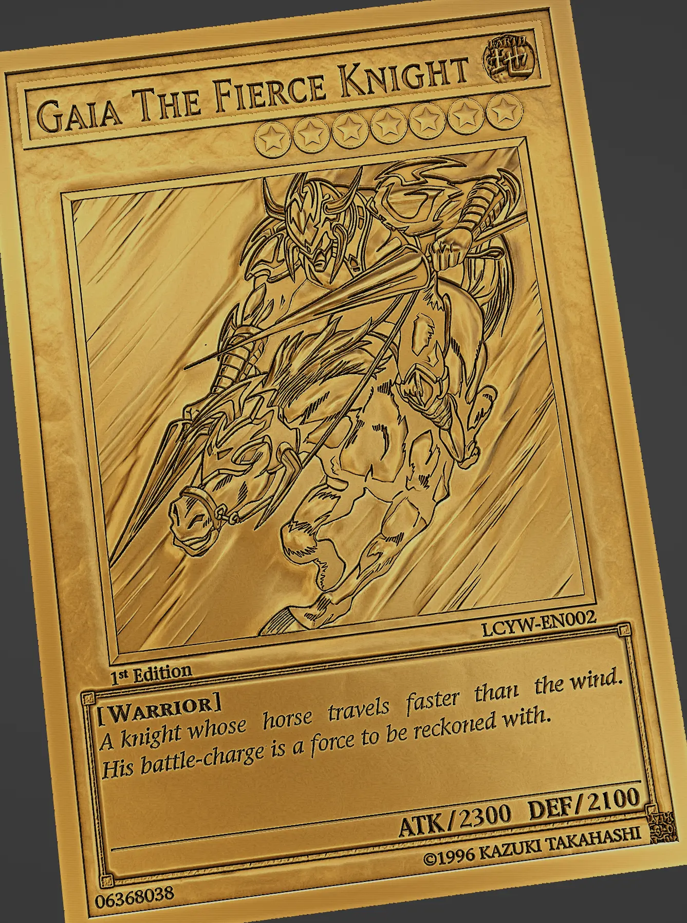 gaia the fierce knight yugioh card Other STL Download - His battle YuGiOh Dark Side of Dimensions