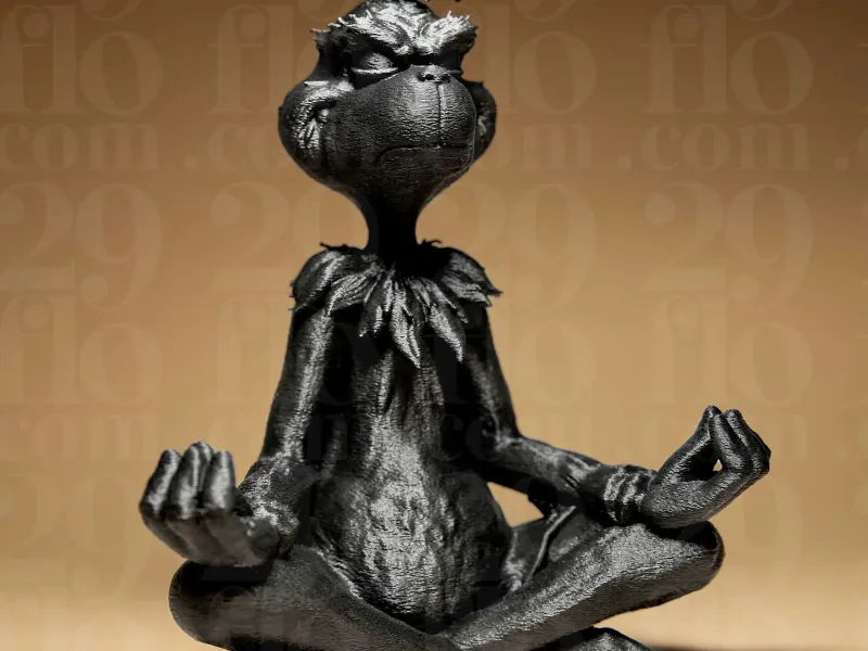 Meditating Grinch Figurine