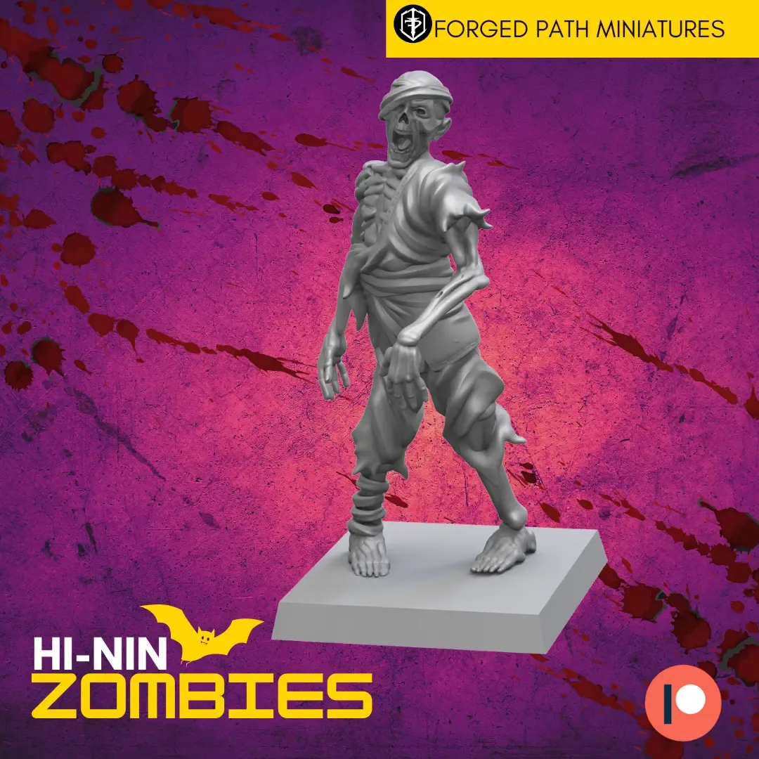 Hi-Nin Skeleton Zombies