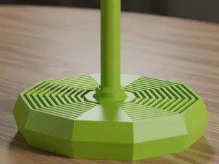 Decagonal Fractal Fidget with Handle