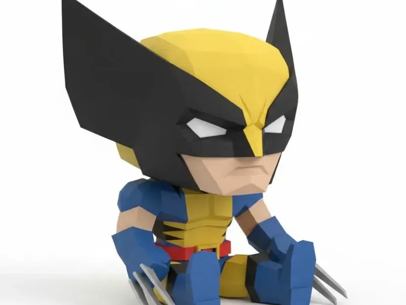 Wolverine Chibi Figure 🐾🦸‍♂️