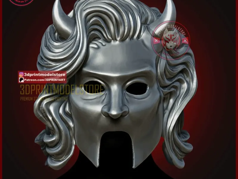 Female Nameless Ghoul Mask - Ghost Mask Cosplay Halloween