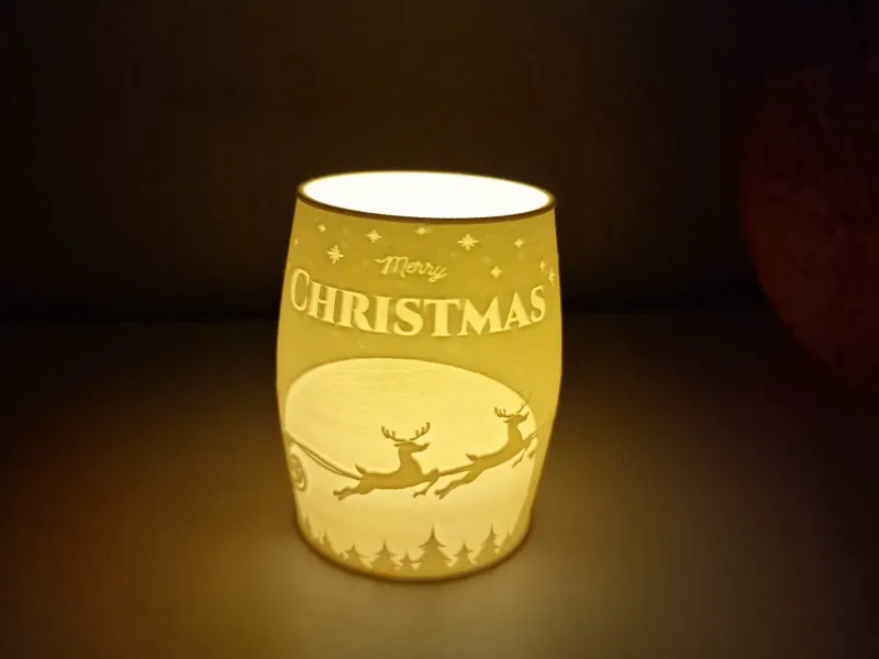 Kerst waxinelichtje