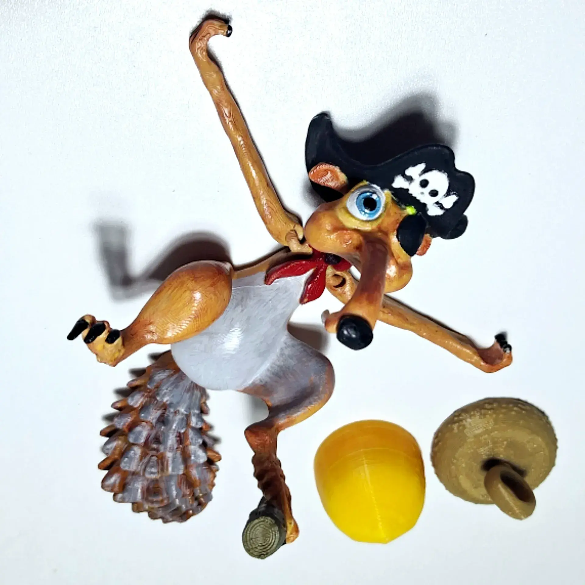 FLEXI SQUIRREL PIRATE (ICE AGE) ❄