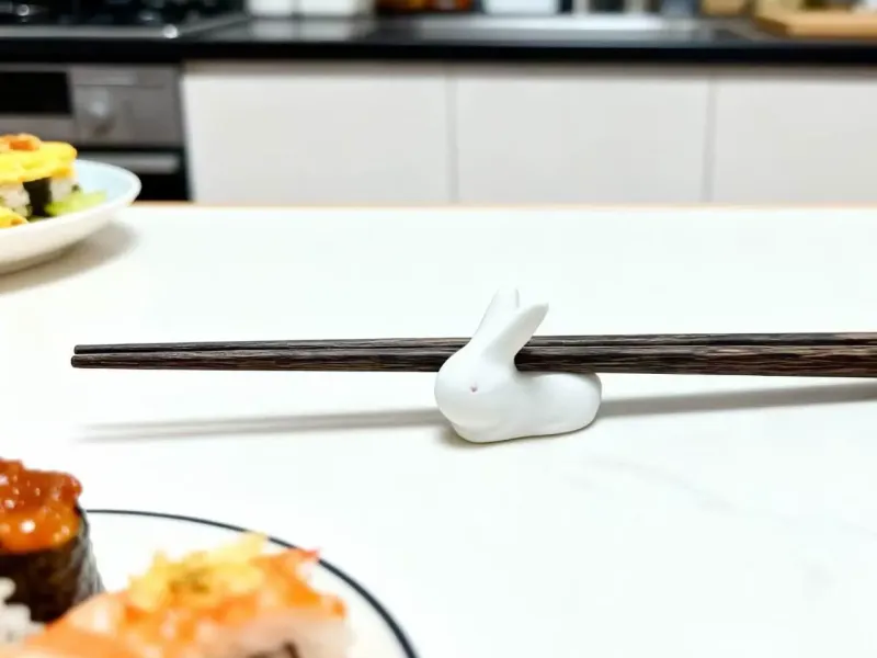 Rabbit chopstick rest