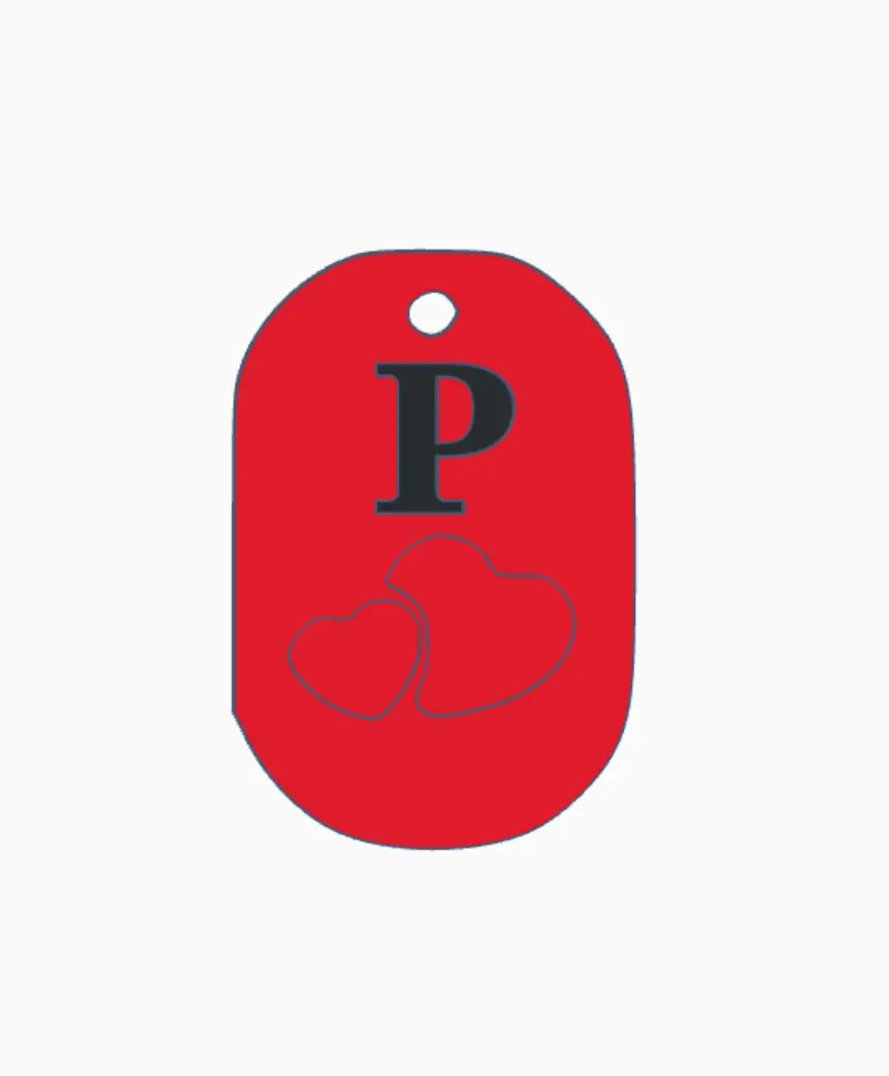 Valentine Keychain - P