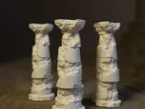 Broken stone pillar / column - DND terrain-0