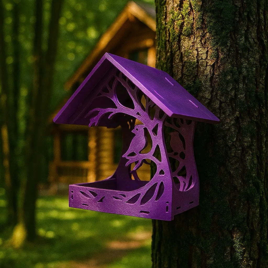 Prefabricated bird feeder