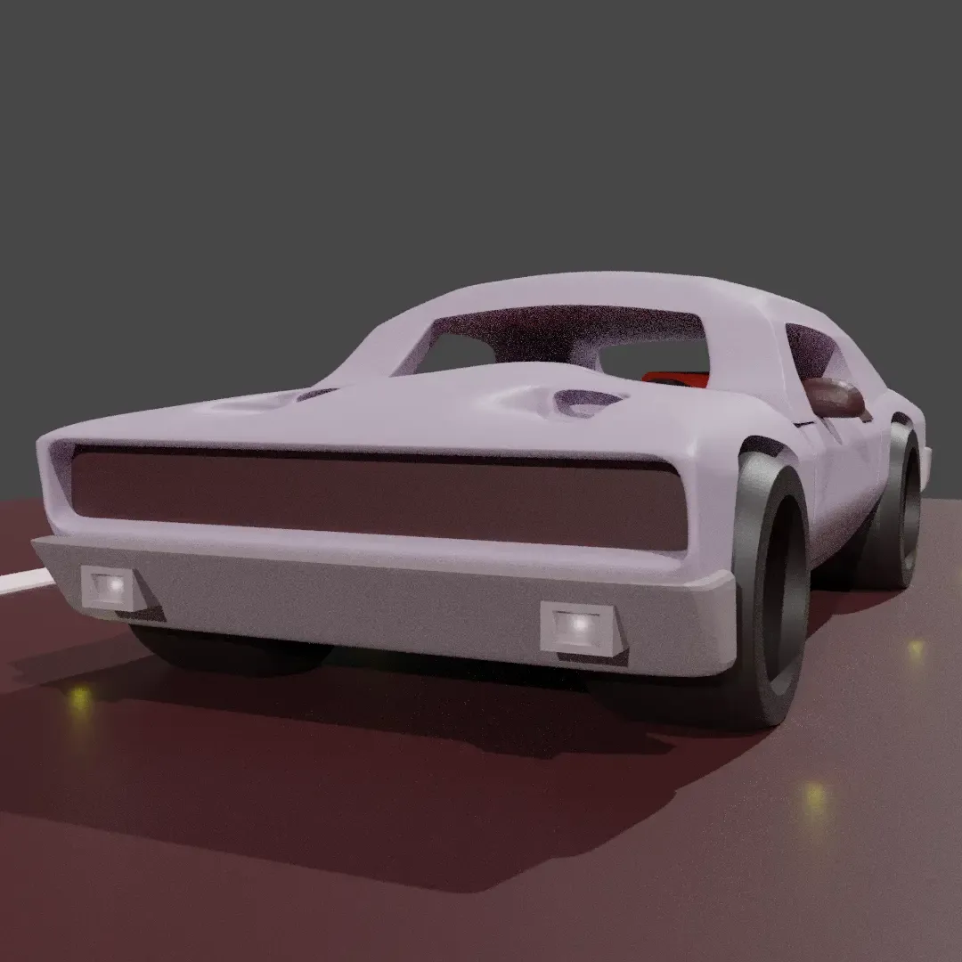 Muscle car toy by mateitotournoud