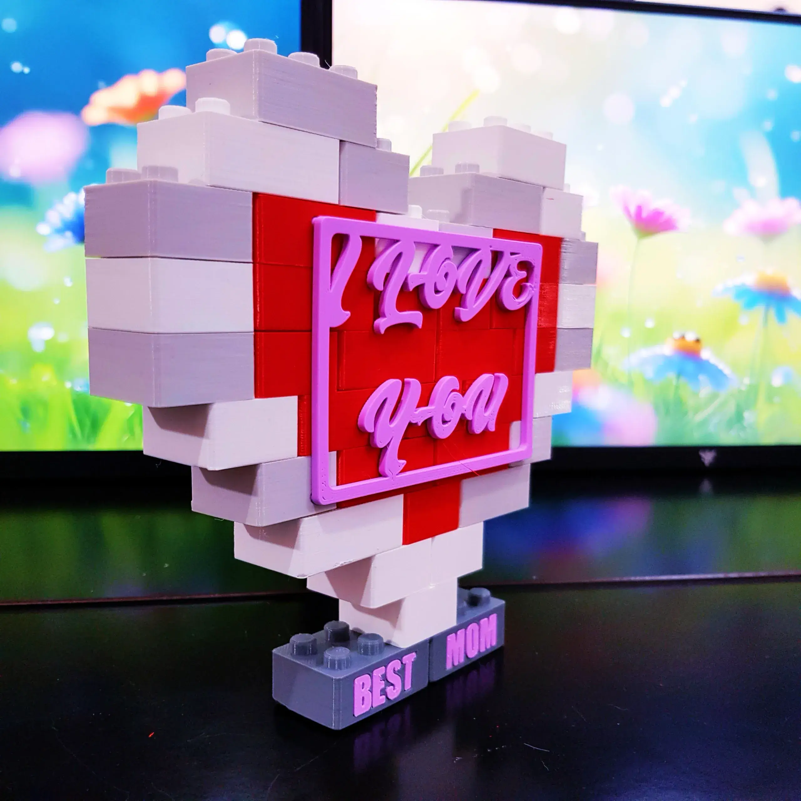 🧱❤️👩‍👧‍👦Brick Heart Mother's Day Gift👩‍👧‍👦❤️🧱
