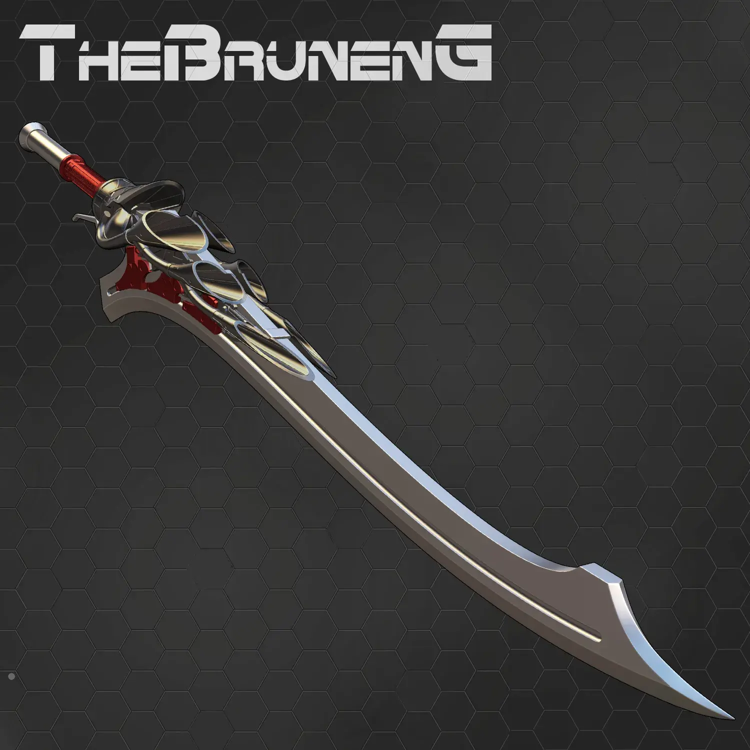 DMC5 Devil May Cry 5 Nero Red Queen sword cosplay