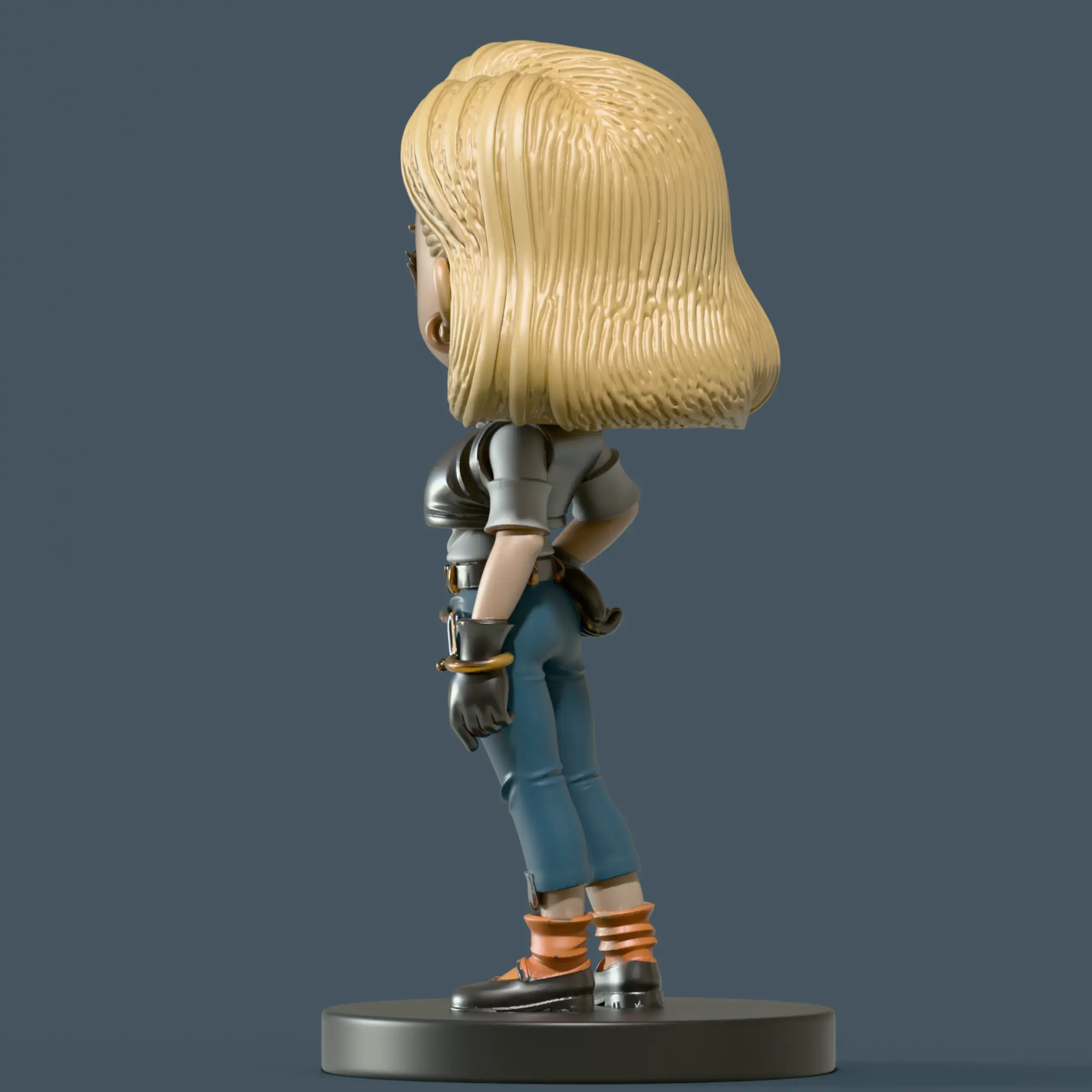 3d Printer Files 3mf File Android 18 Fan Art Dragon Ball Z