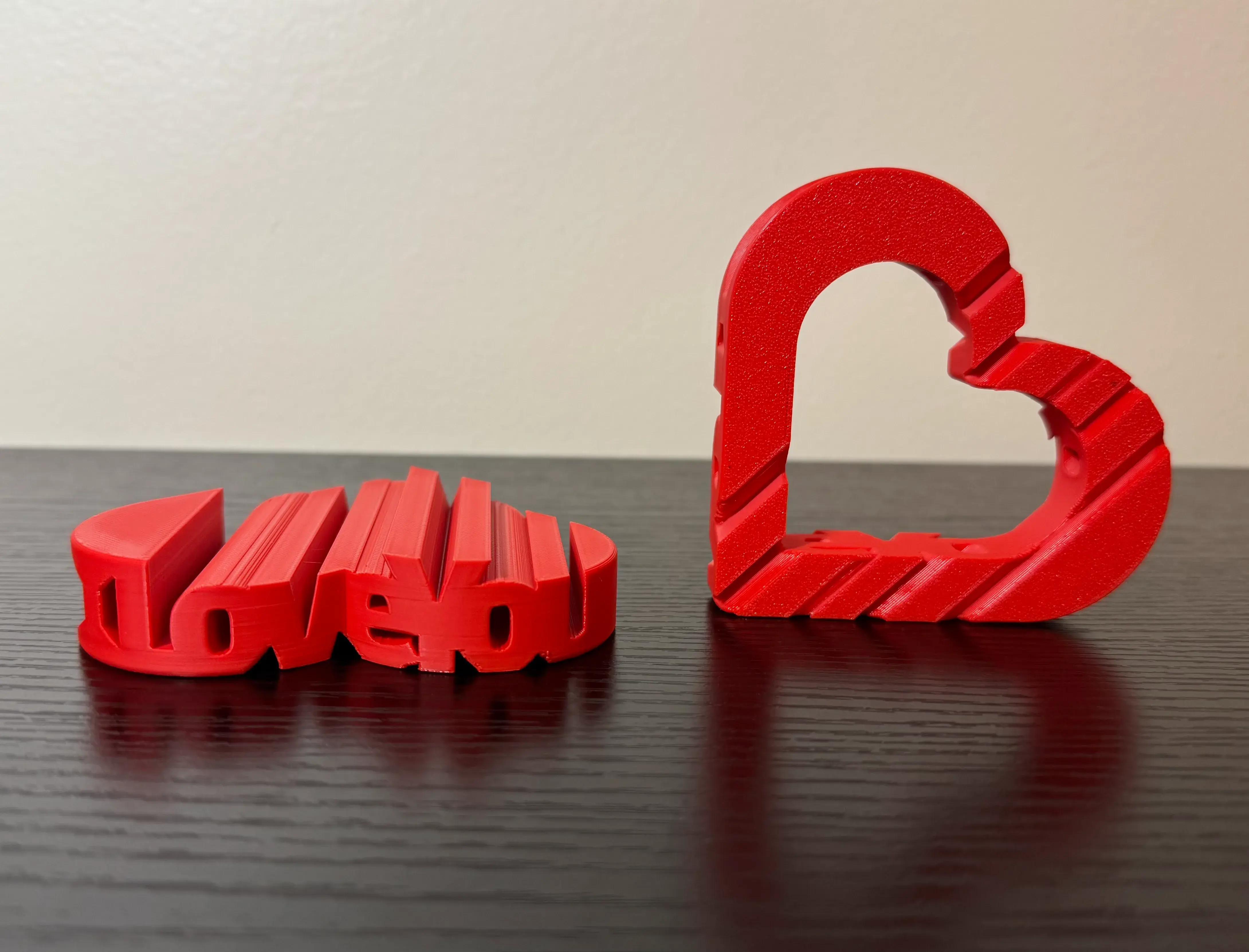 Heart Text Flips - "I Love You"