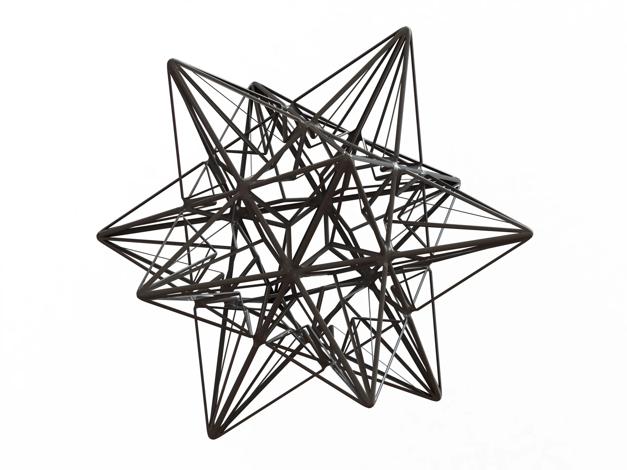 Wireframe Form Großes Ikosaeder