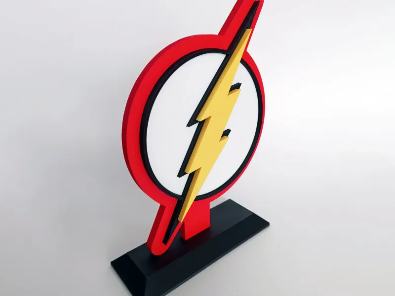 Logo 3D FLASH — DC Comics