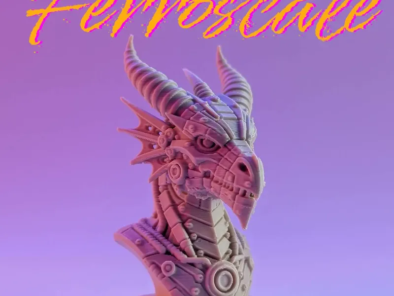Ferroscale - Mecha Dragon Bust