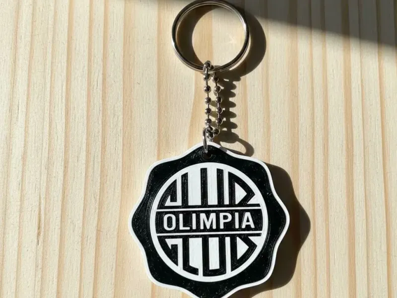 Olimpia Paraguay Keychain