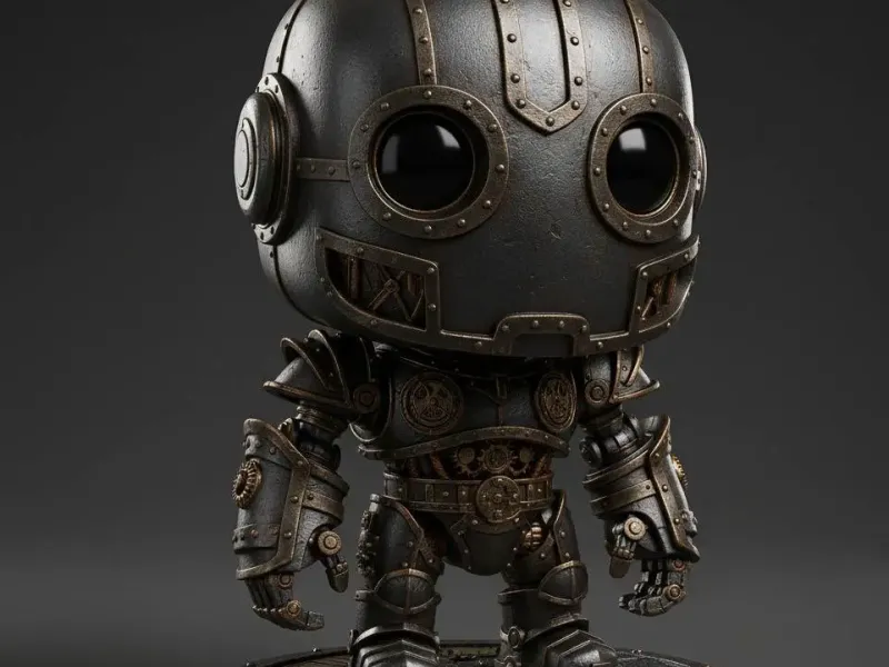 Steampunk Iron Automaton Collectible Figurine