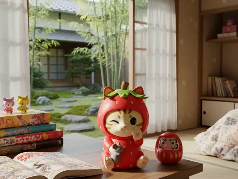 Strawberry cat