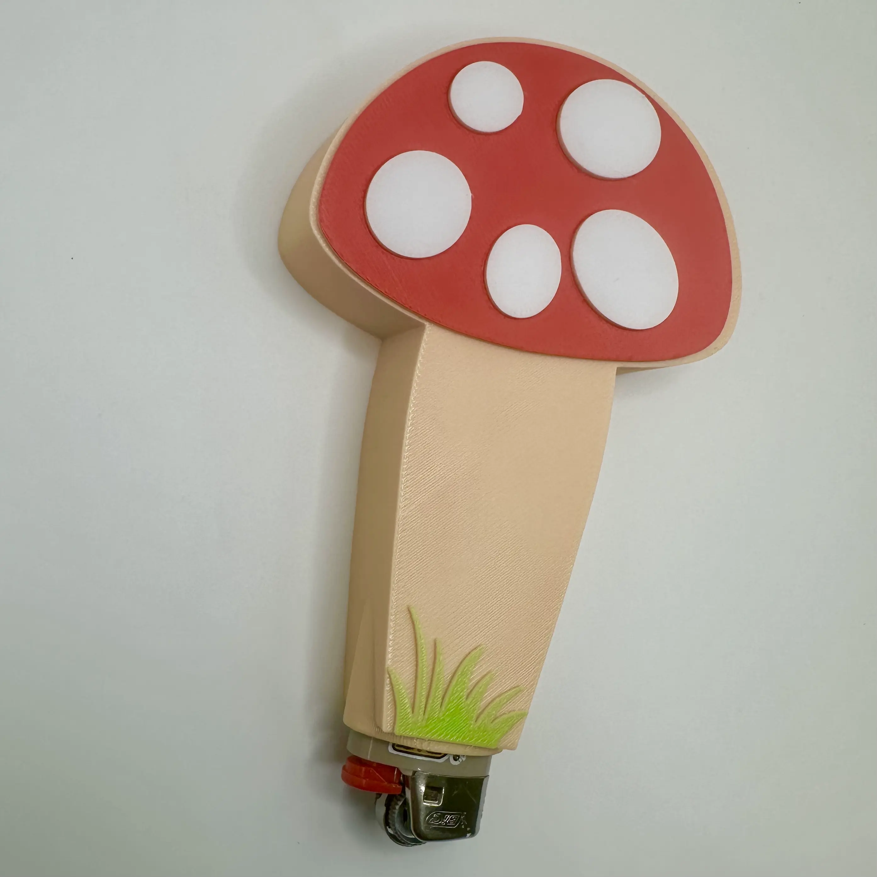 Mushroom lighter case 3D models download Creality Cloud