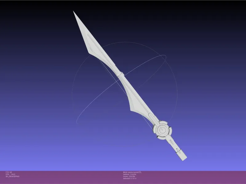 RWBY Penny Floating Array Sword Printable Assembly