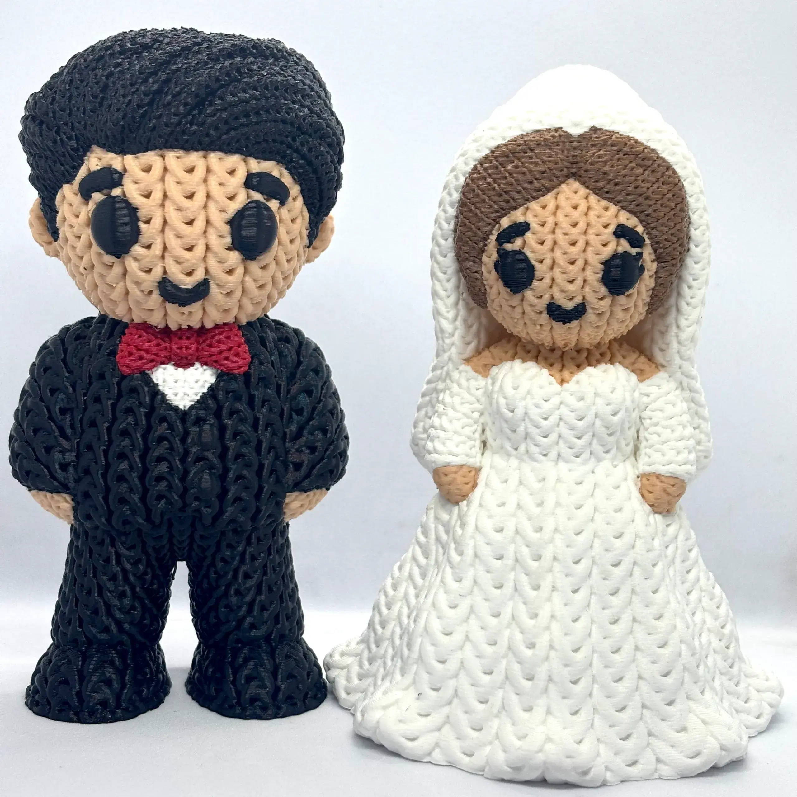 Knitted Bride and Groom