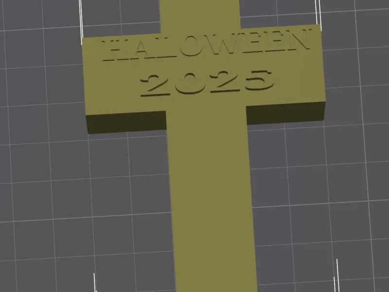 Croix haloween 2025
