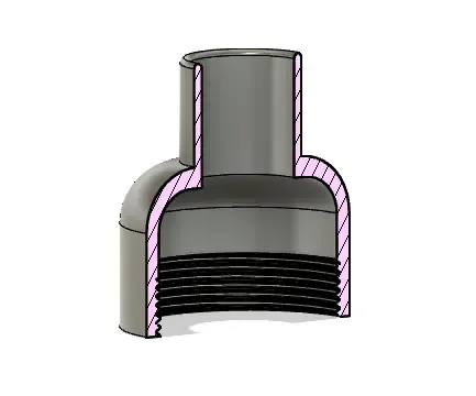 Sploof-a refillable activated charcoal filter