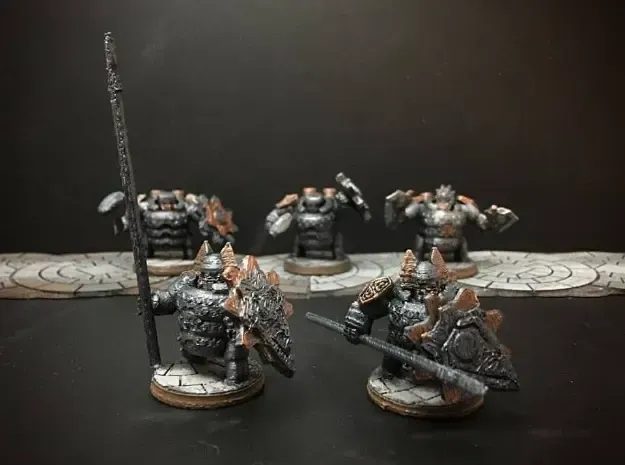 Netherforge Vigilant Lancer (28mm / scară eroică)