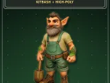 Garden Gnome Character Pack – Fantasy Garden Worker Kitbash-1