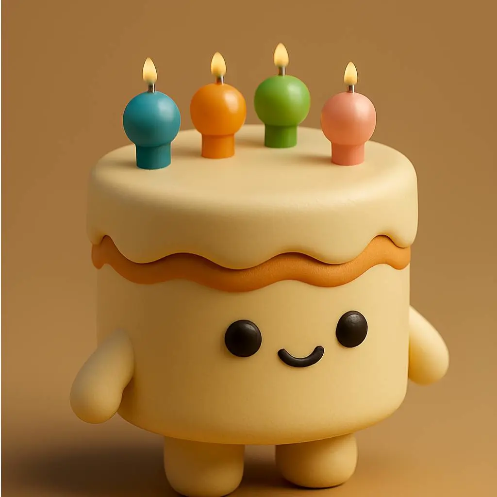 birthday cake creature