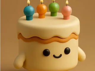 birthday cake creature