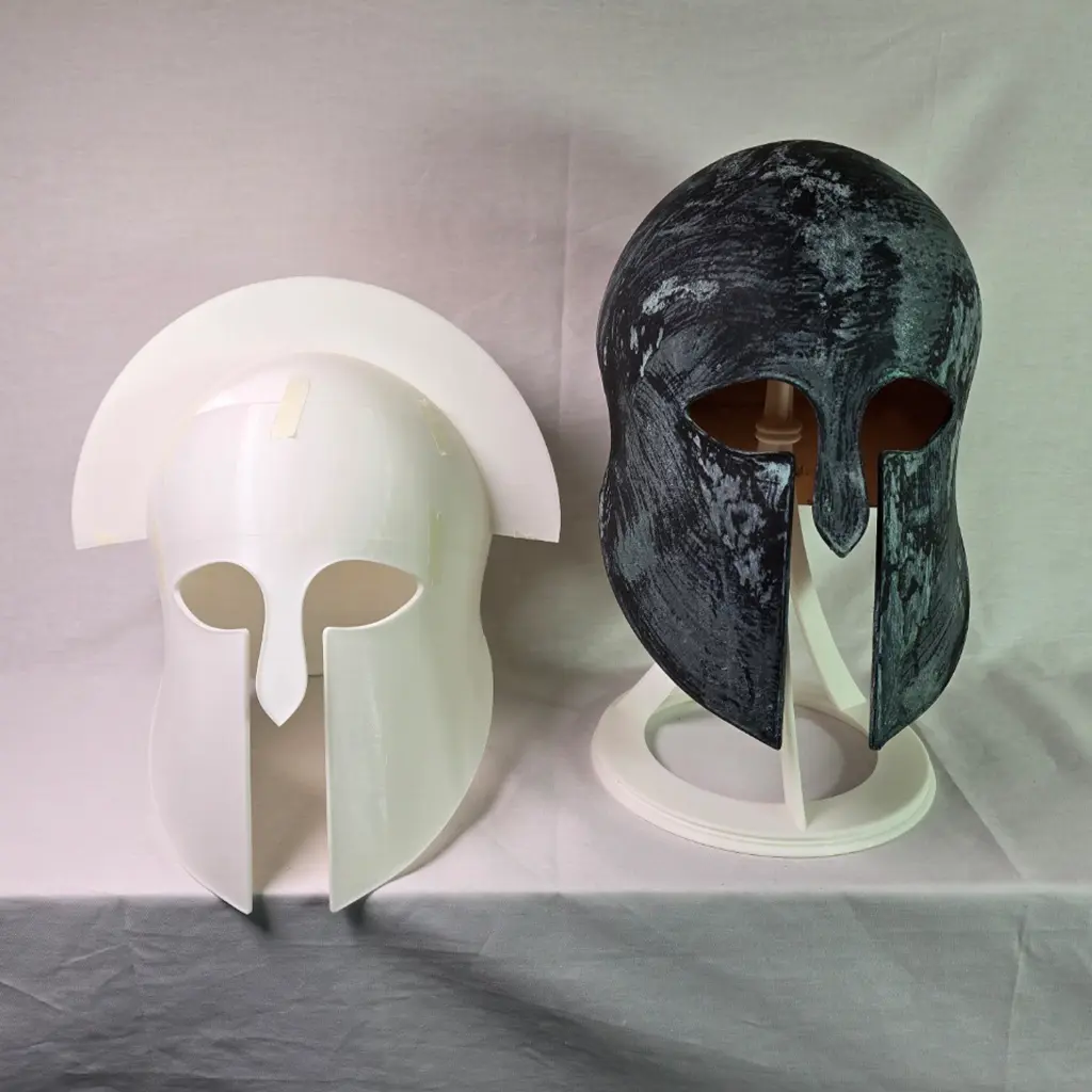 Early Corinthian Helmet with Stand